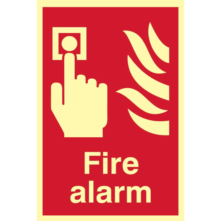 Click to view product details and reviews for Fire Alarm Sign Rigid 13mm Photoluminescent Board 300 X 200mm.