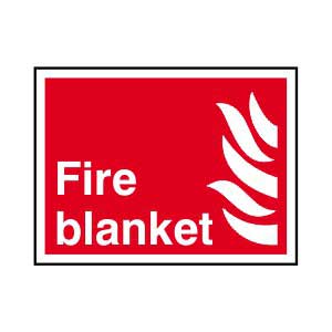Click to view product details and reviews for Fire Blanket Sign Pvc 200 X 150mm.