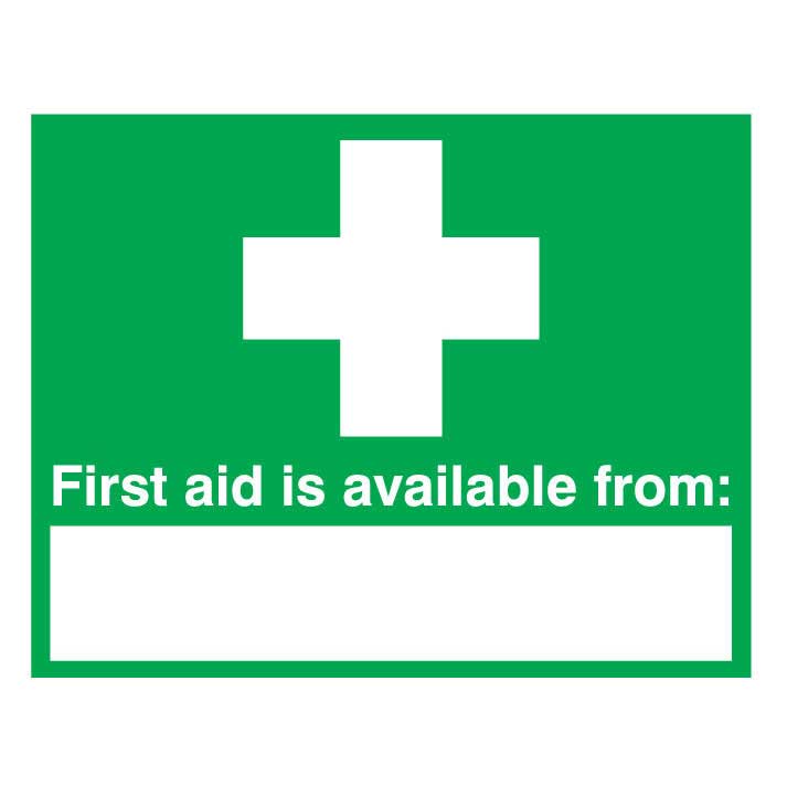 First Aid Is Available From Sign Rigid Polypropylene 300 X 500mm