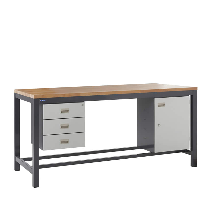 Click to view product details and reviews for Heavy Duty Fully Welded Engineers Bench Beech Top 1200 Wide X 600 Deep.