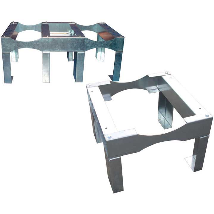 Click to view product details and reviews for 1 Drum Galvanised Drum Support Frames Stands 430 X 630.