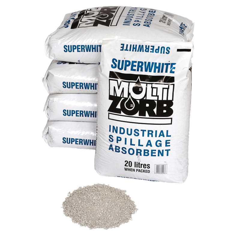Hard Clay MultiZorb Industrial Spillage Absorbent Granules - pallet of 70 bags