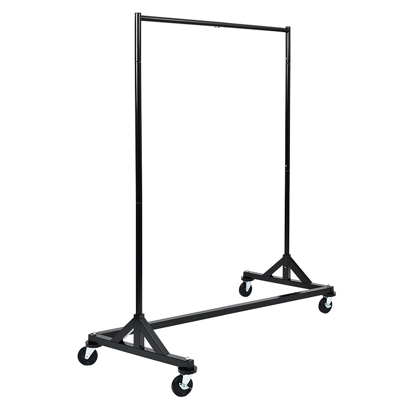 Click to view product details and reviews for Heavy Duty Garment Z Rack 113kg 1890h X 1475l X 610d 25 Chrome Captive Hangers.