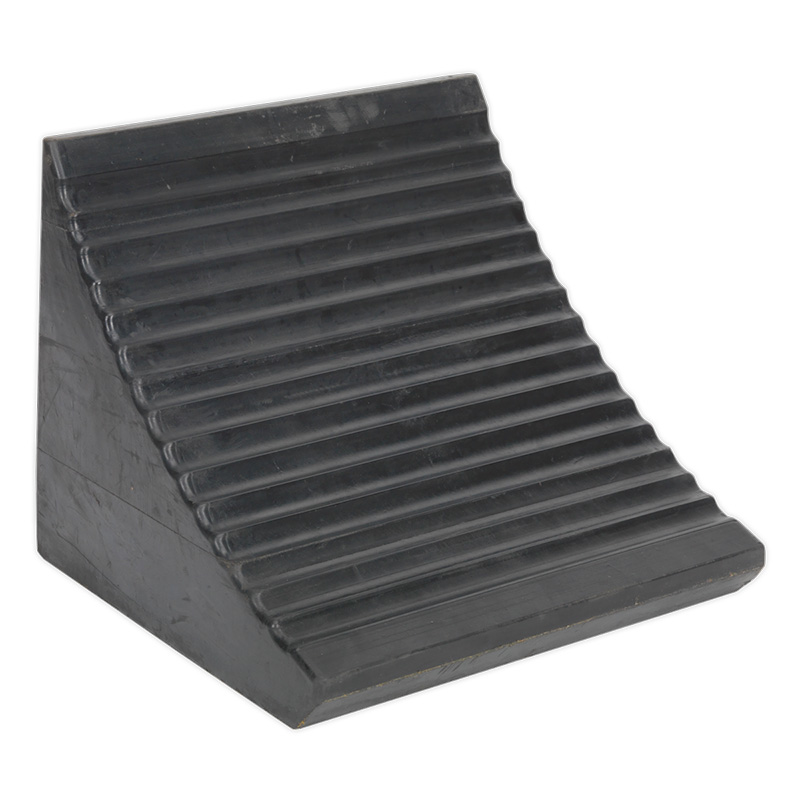 Click to view product details and reviews for Single Heavy Duty Rubber Wheel Chock.