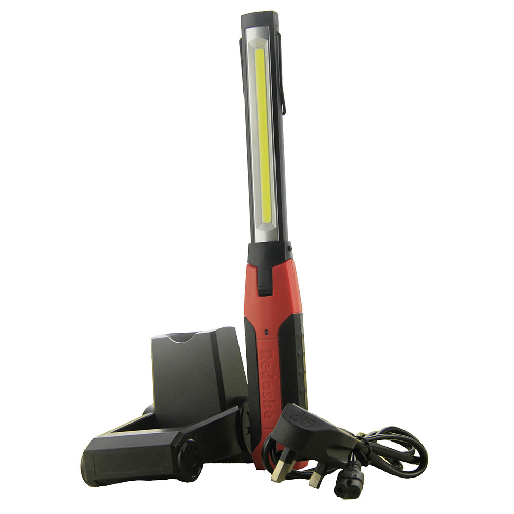 Rechargeable Cob Work Light 2 In 1 Torch And Strip Light