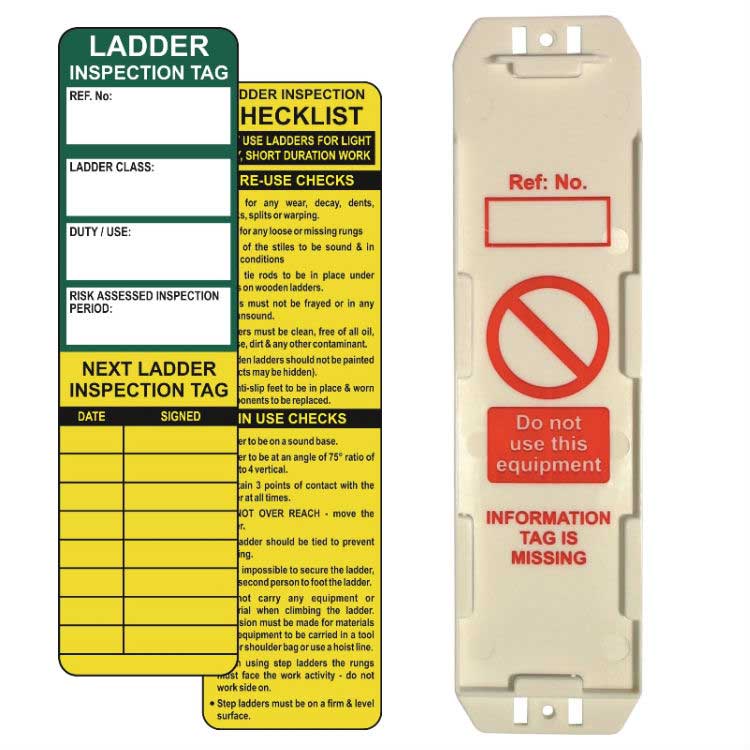 Click to view product details and reviews for Ladder Safety Tag Single.