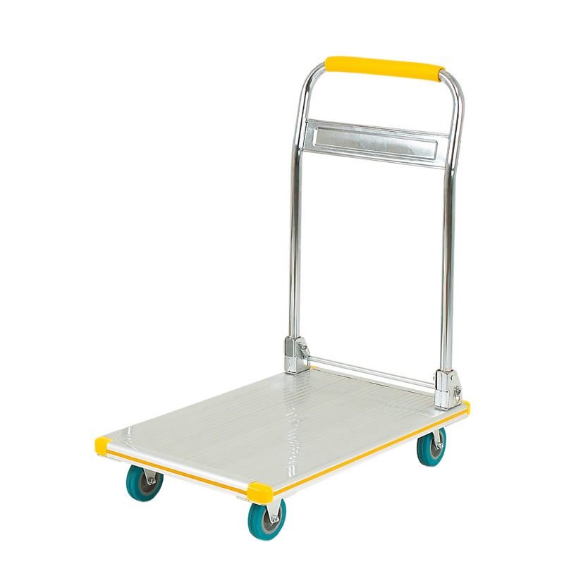 Click to view product details and reviews for Aluminium Platform Truck With Chrome Folding Handle 150kg Capacity 900mm X 610mm.