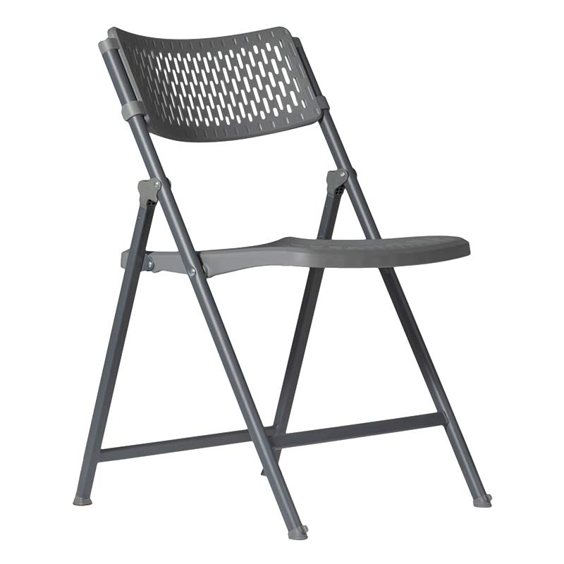 Click to view product details and reviews for Aran Folding Chair Shark Grey Pack Of 4.