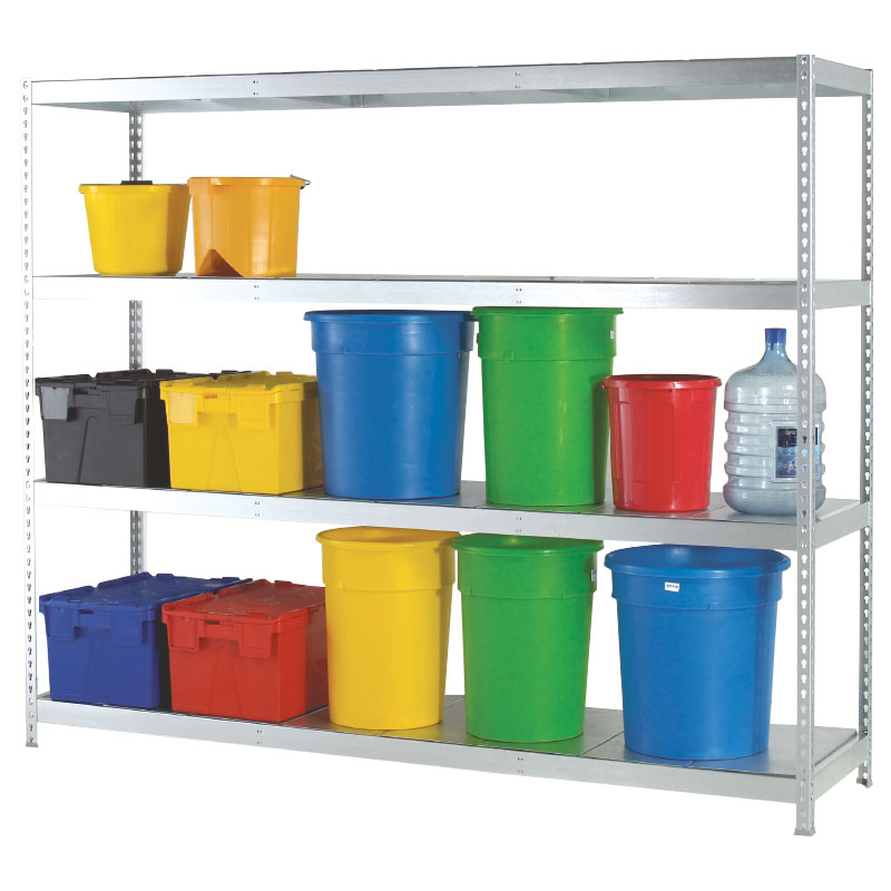 Click to view product details and reviews for Medium Duty Boltless Galvanised Shelving H X W X Dmm 2000 X 1800 X 450.