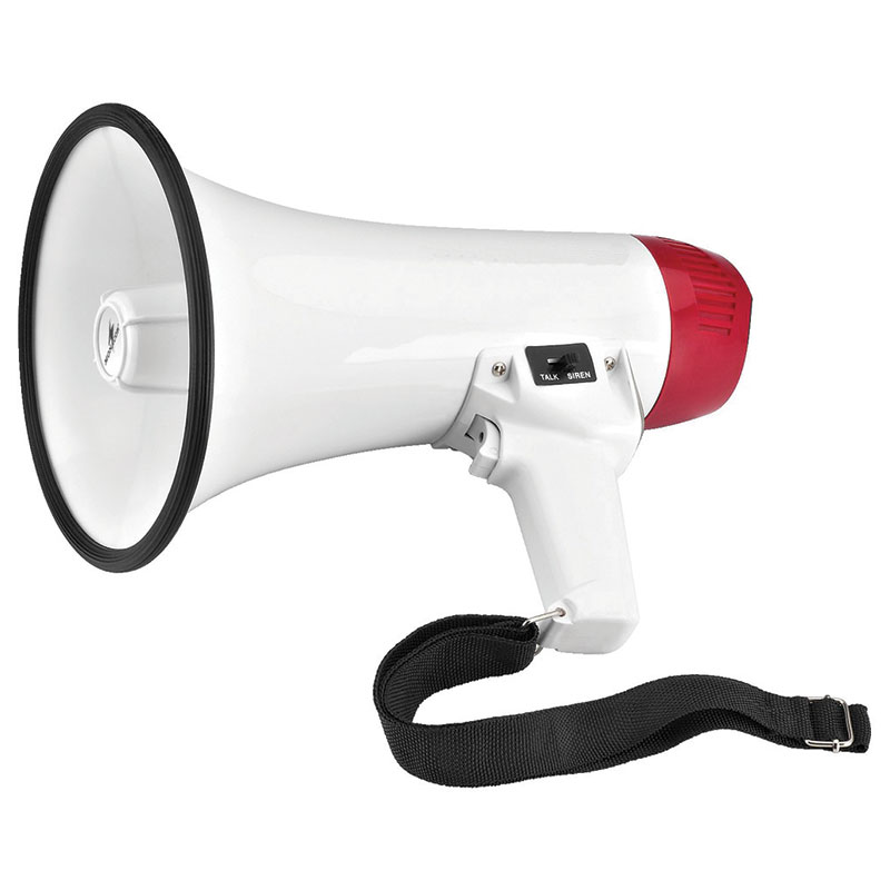 10w Megaphone With Volume Control Requires 8 X Aa Batteries