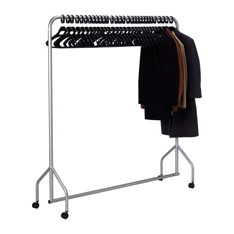 Photos - Clothes Hanger Mobile Garment Rail - Silver Grey 316937