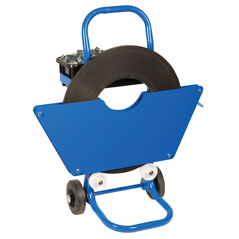 Click to view product details and reviews for Ribbon Wound Steel Strapping Dispenser Trolley.