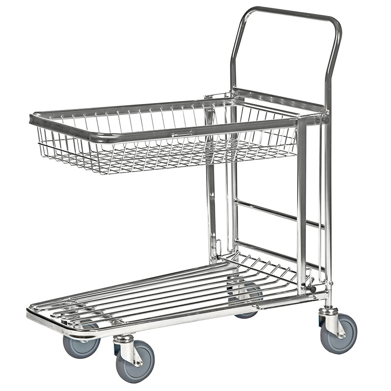 Click to view product details and reviews for Nesting Stock Trolley With Retracting Tray.