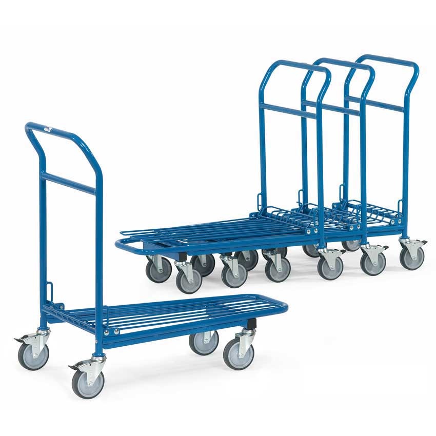 Click to view product details and reviews for Nesting Warehouse Trolley With Single Platform 300kg Capacity.