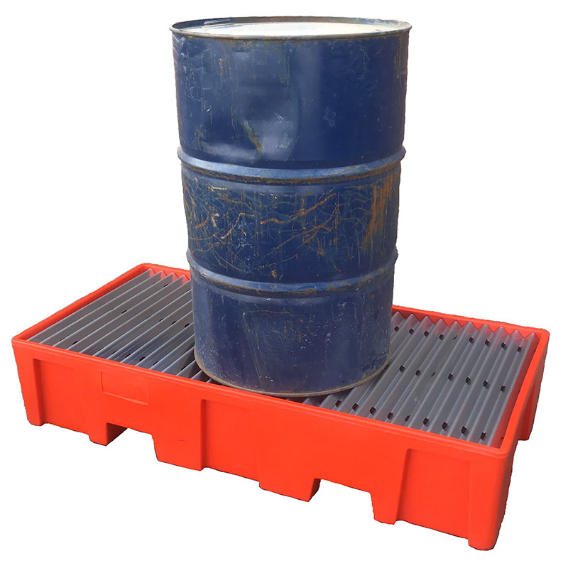 Click to view product details and reviews for 4 Drum Plastic Drum Spillage Bunds 1470 X 1330.