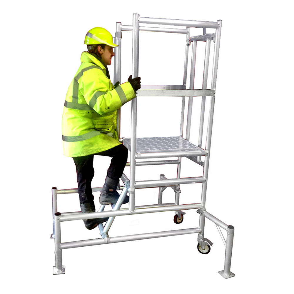 Click to view product details and reviews for 1000 1250 Pas250 Podium Steps With C W Alloy Platfrom And Mini Stabilisers.