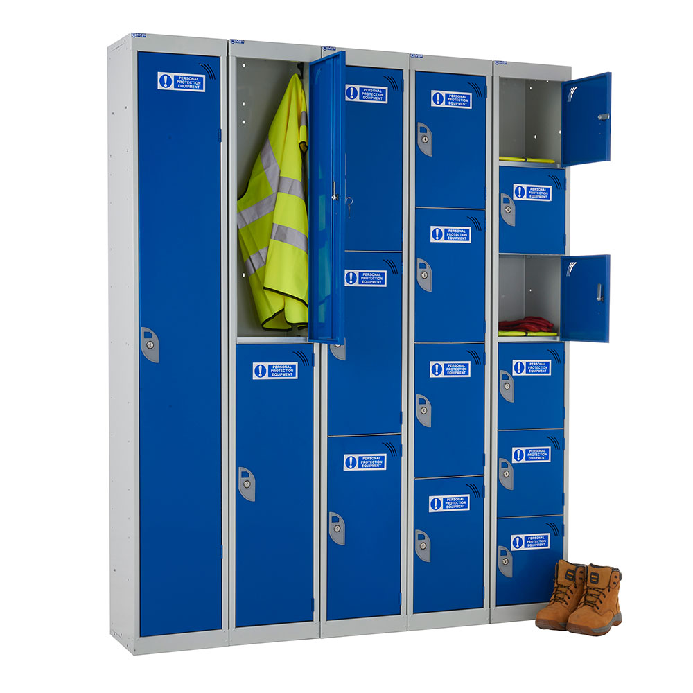 Click to view product details and reviews for 1 Door Ppe Locker 1800 X 300 X 450mm Reaction To Fire Classification En 13501 1 Germ Guard Active Technology Paint.