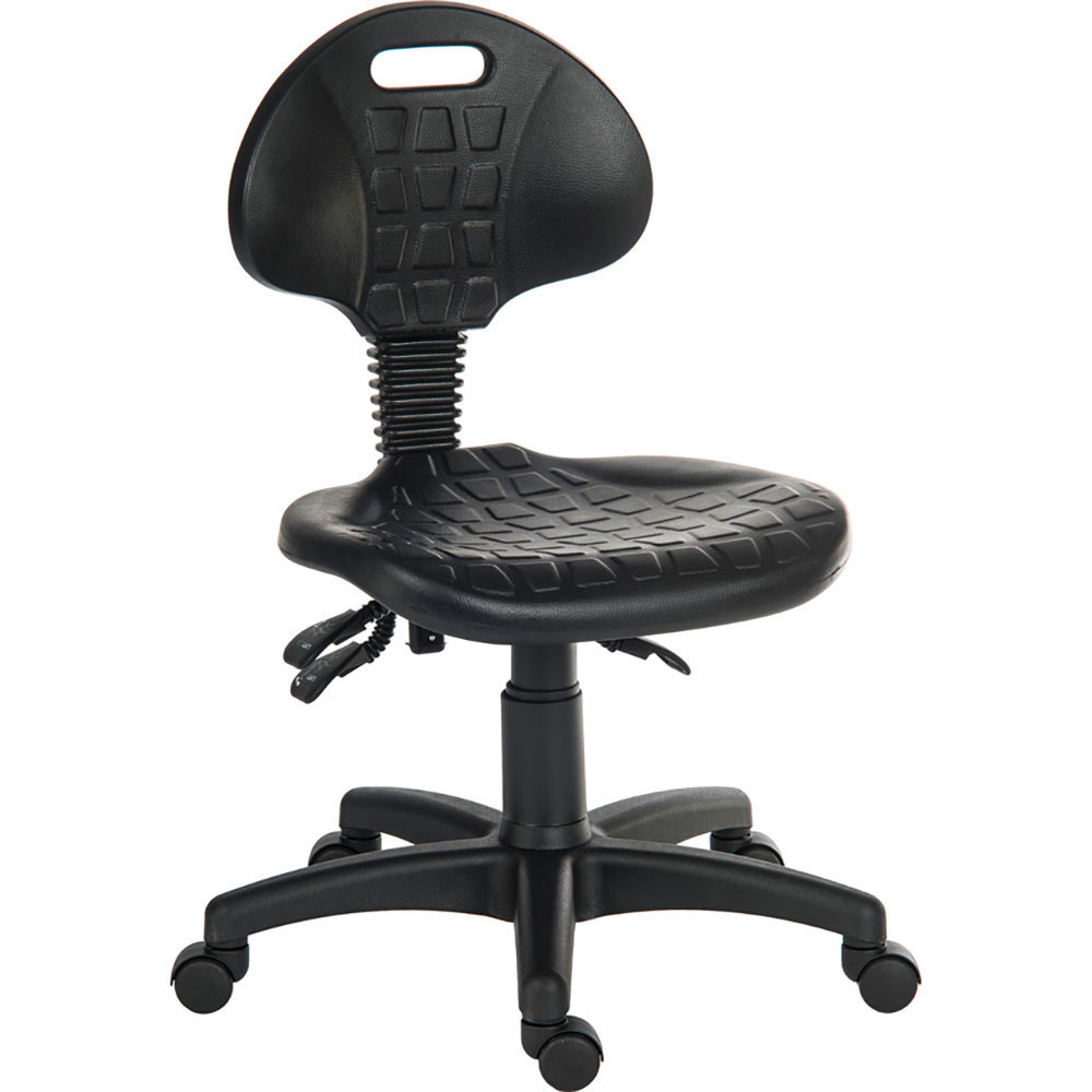 Click to view product details and reviews for Premium Polyurethane Industrial Operator Chair.