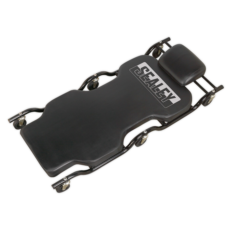 Sealey Professional Heavy Duty Steel Creeper with Headrest