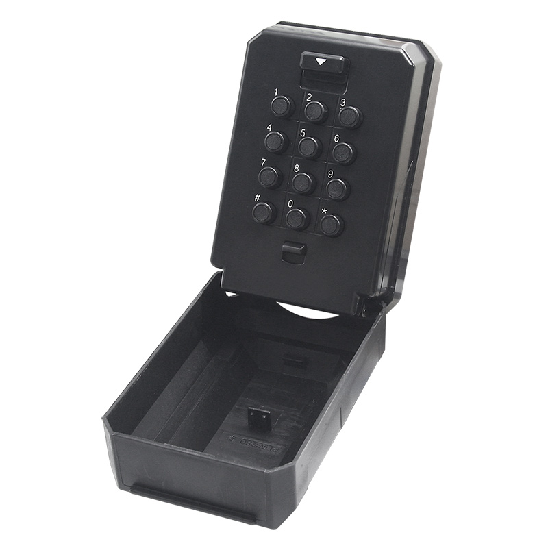 Click to view product details and reviews for Push Button Wall Mounted Key Safe Heavy Duty Weather Resistant Cover Changeable Combination.