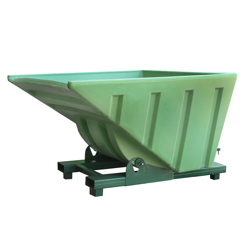 Roll Forward Tipping Skip Plastic Bucket 