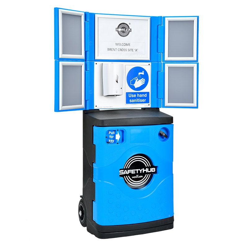 Click to view product details and reviews for Safetyhub Mobile Hand Sanitiser Station.