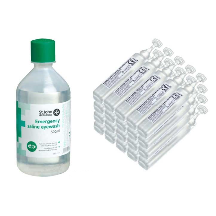 Click to view product details and reviews for St John Ambulance Saline Eye Wash And Wound Solution 240ml Bottle.