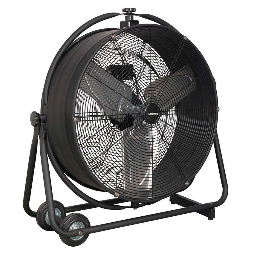 Click to view product details and reviews for Sealey 24 Industrial High Velocity Orbital Drum Fan.