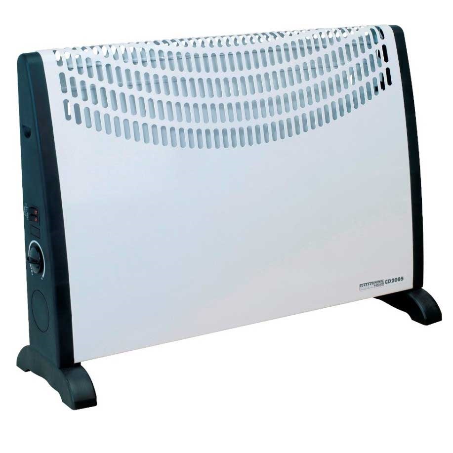 Sealey Convector Heater 2000w With 3 Heat Settings Thermostat Turbo Fan