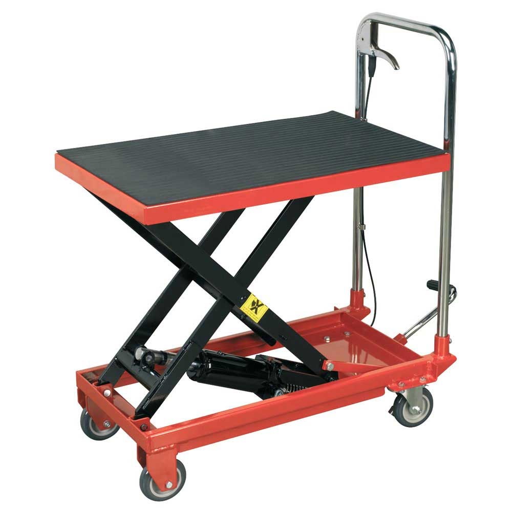 Click to view product details and reviews for 1000kg Capacity Hydraulic Platform Truck 1015l X 510w Platform.