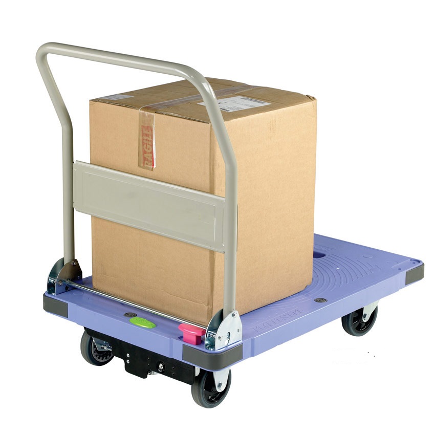 Silentmaster Braked Plastic Platform Trolleys