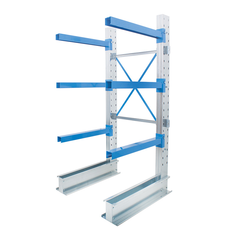 Cantilever Racking Starter Bay Single Sided 3 Arms 1976 X 600mm 2200kg Capacity