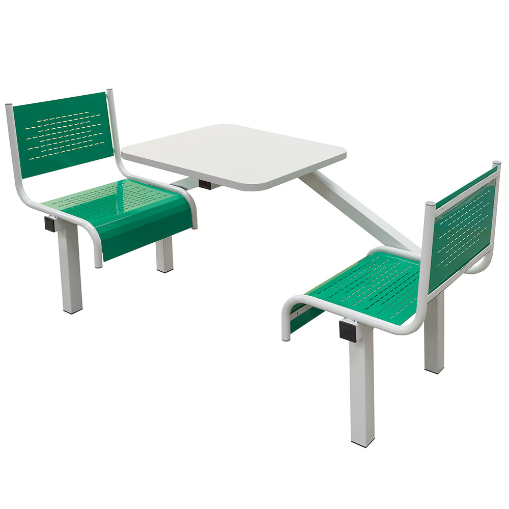 Spectrum 4-Seater Canteen Table & Chairs Furniture Unit