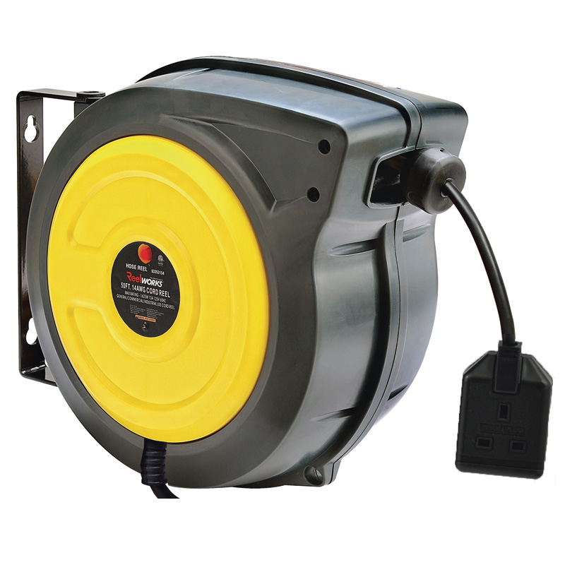 Spring Rewind Polypropylene Electric Cable Reel ESE Direct