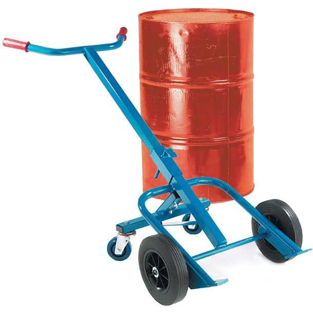 Click to view product details and reviews for 2 Wheel Steel Drum Carrying Truck 280kg Capacity.