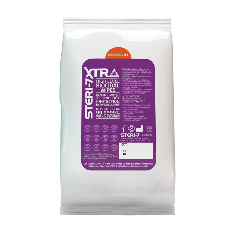 Click to view product details and reviews for Steri 7 Xtra Disinfectant Wipes.