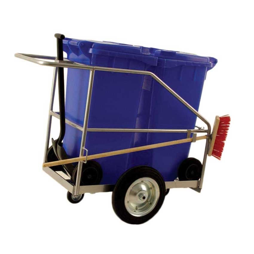 Street Cleaning Barrow with two bins