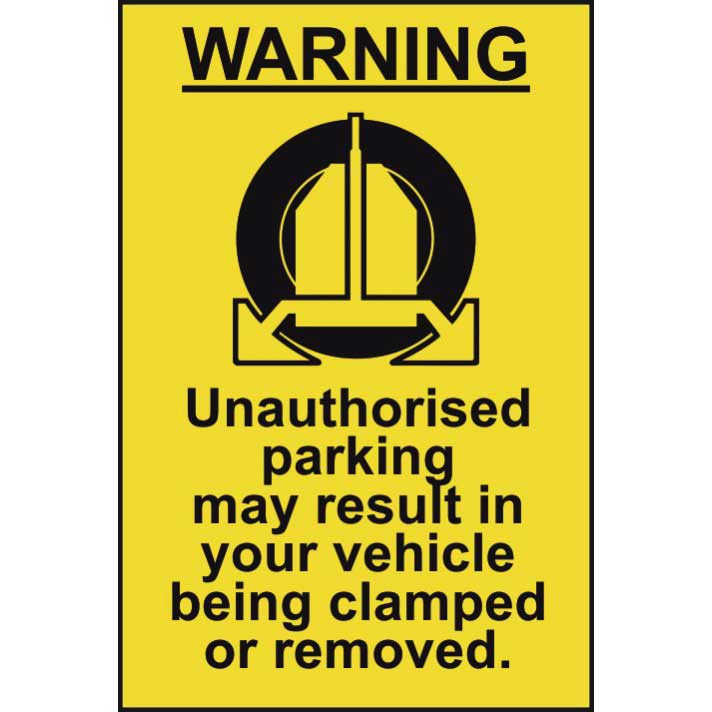 Click to view product details and reviews for Clamping Warning Sign Self Adhesive Sticky Sign 400 X 600mm.