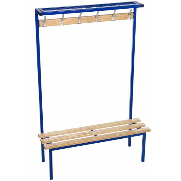 Evolve Solo Changing Room Bench with Mesh top shelf