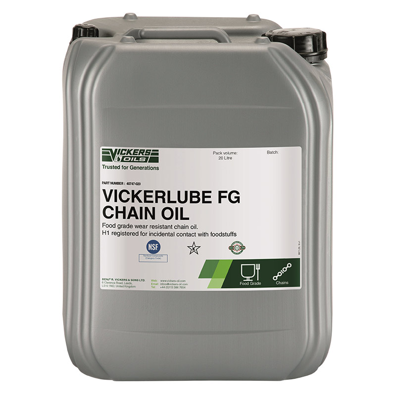 Click to view product details and reviews for Vickerlube Fgs Ht Food Grade Chain Oil 220 20l.