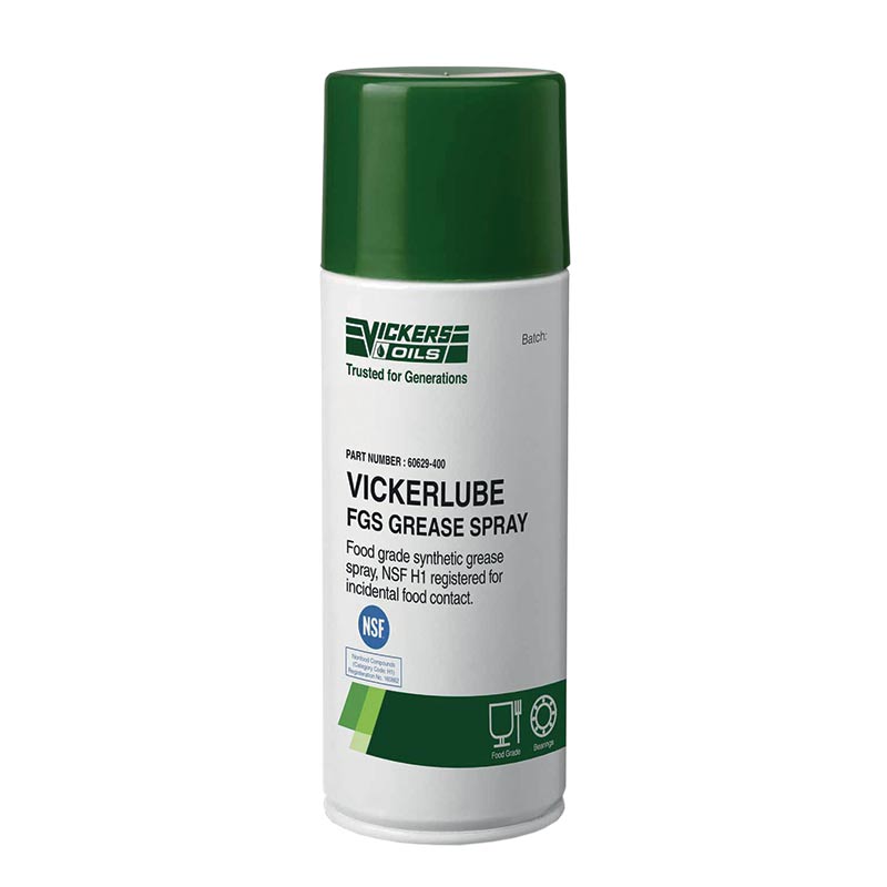 Vickerlube Food Grade Synthetic Grease Spray 400ml Pack Of 12