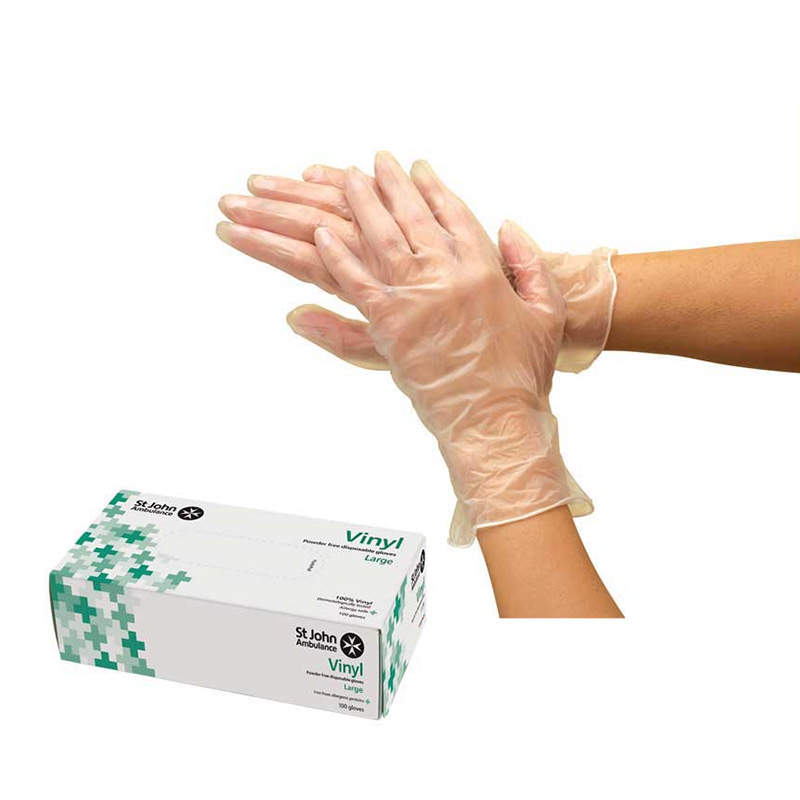 Vinyl Powder Free Gloves - Pack of 100