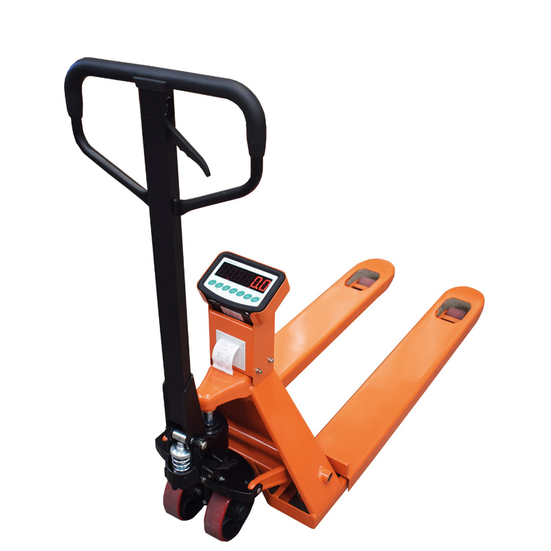 Click to view product details and reviews for Weighing Pallet Truck 2000kg Capacity Fork Length 1150mm Weighs In Kg And Lbs Scales Run On Rechargeable Battery.