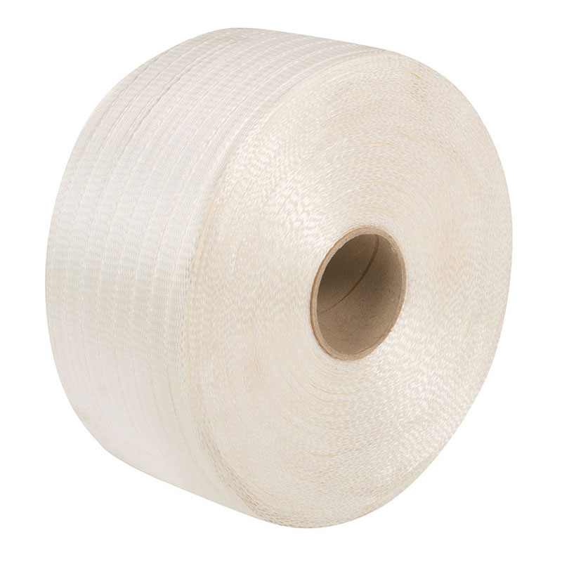 Click to view product details and reviews for 16mm Woven Polyester Strapping Reels 450kg Breaking Strain Pack Of 2.