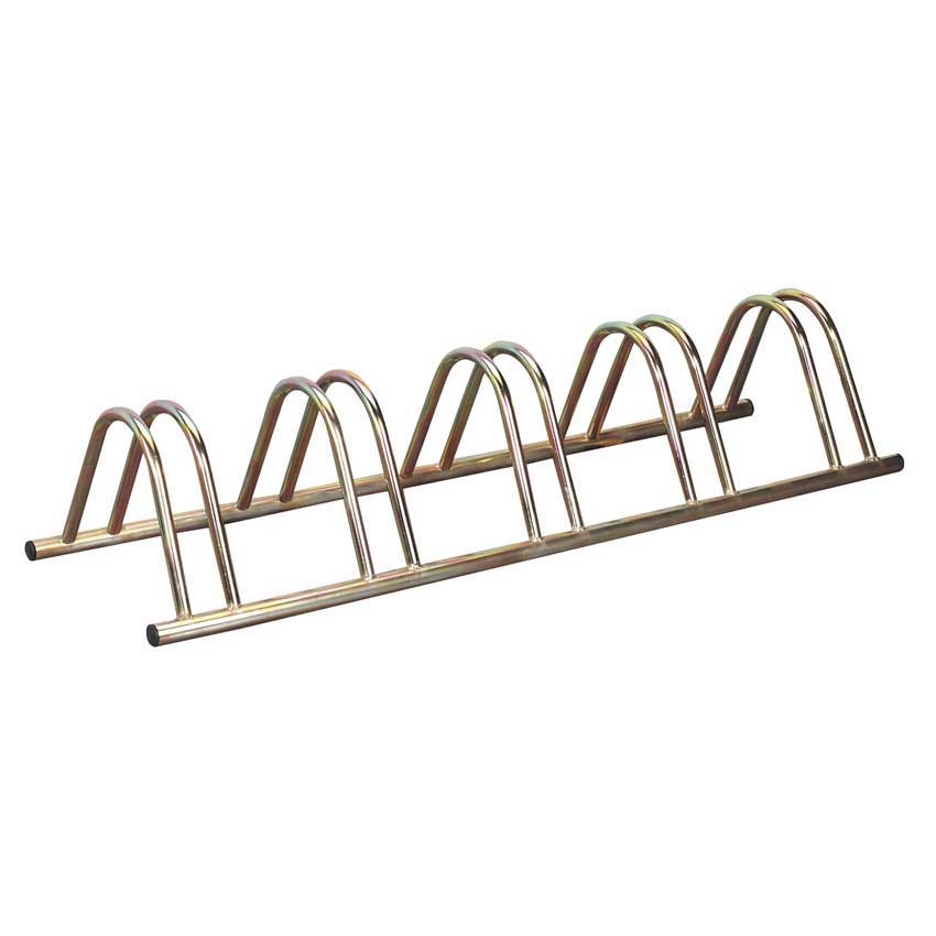 Click to view product details and reviews for 5 Cycle Zinc Plated Floor Bike Rack.