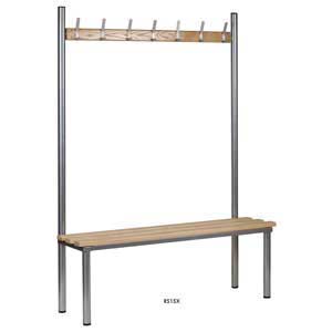 Club Round Frame Solo Cloakroom Bench Seat 