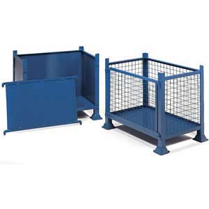  1 Tonne Detachable Side Mesh or Steel Pallets