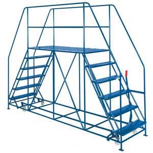 Double Side Access Platforms 3 to 10 treads, 1.5m platform Depth