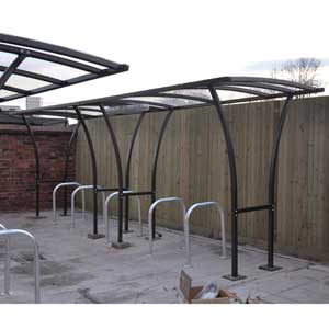 Centred Tintagel cycle shelter