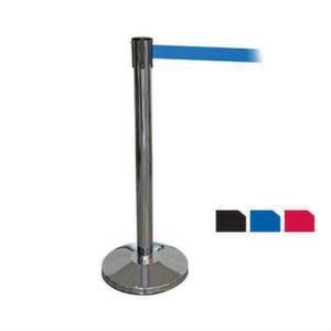 Chrome Post Belt Barriers - 2m Belt